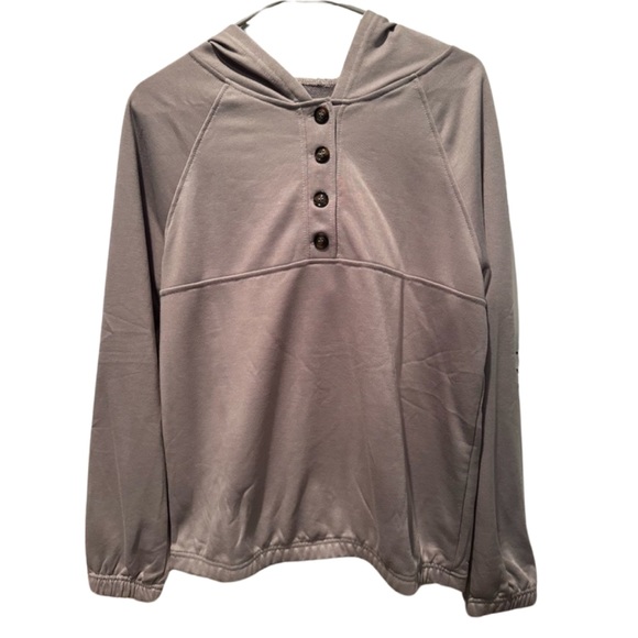 Boutique Women’s Button Hoodie Sweatshirt - Picture 1 of 6